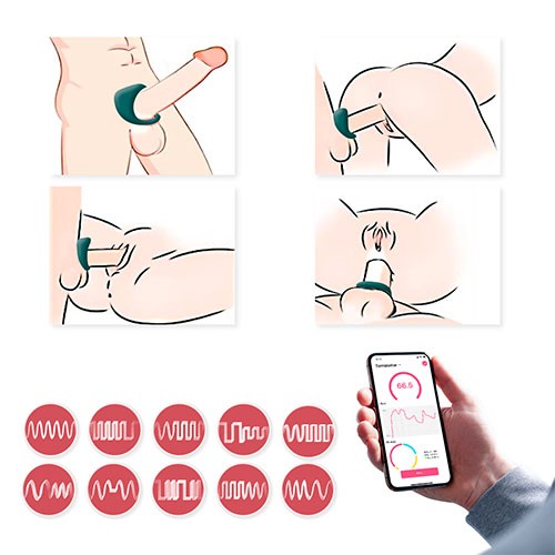 Эрекционное кольцо «Dante 2» от «MAGIC MOTION»