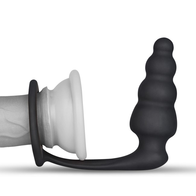 Анальная втулка с эрекционным кольцом«Combo Master Cockring Plug» от «Lovetoy» 