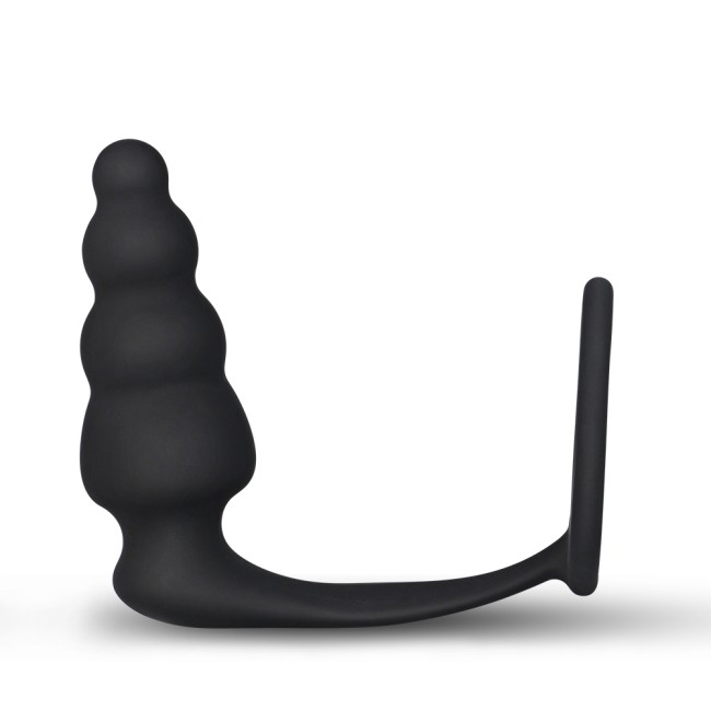 Анальная втулка с эрекционным кольцом«Combo Master Cockring Plug» от «Lovetoy» 