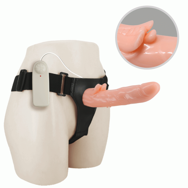 Страпон реалистик с вибрацией (19,5 см)