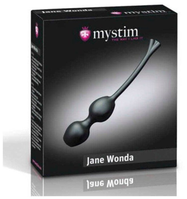 Вагинальные шарики с электростимуляцией «Jane Wonda» от «Mystim» (Источник импульсов приобретается отдельно) Вагинальные шарики с электростимуляцией «Jane Wonda» от «Mystim» (Источник импульсов приобретается отдельно)