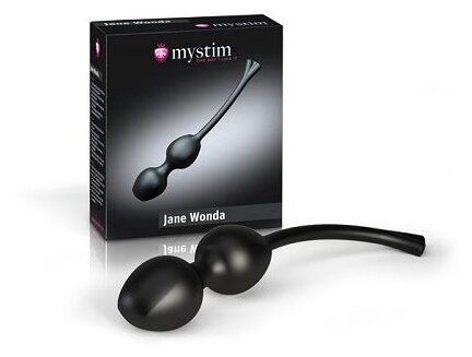 Вагинальные шарики с электростимуляцией «Jane Wonda» от «Mystim» (Источник импульсов приобретается отдельно) Вагинальные шарики с электростимуляцией «Jane Wonda» от «Mystim» (Источник импульсов приобретается отдельно)