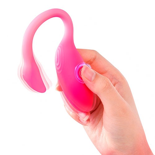 Розовое виброяйцо с интеллектуальным управлением «Flamingo Max» от «MAGIC MOTION»