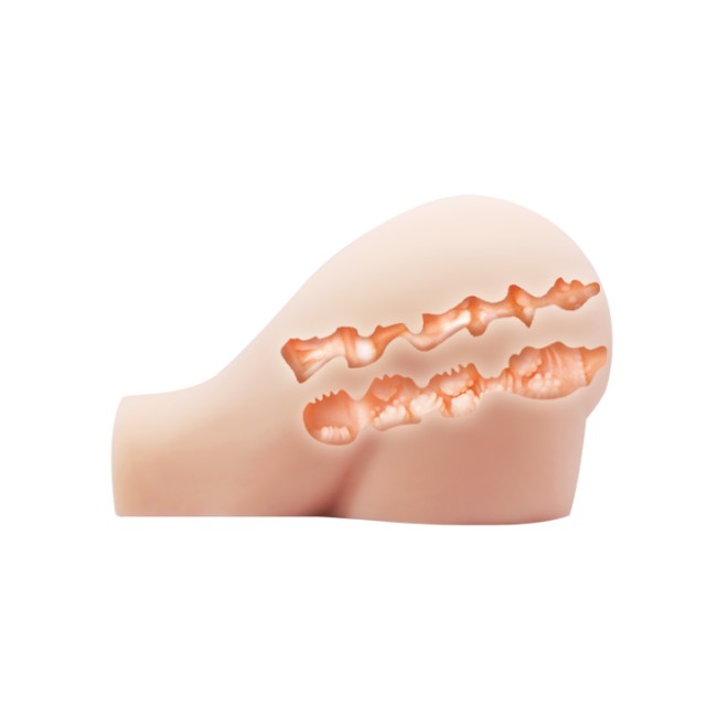 Мастурбатор вагина+анус с вибрацией Мастурбатор вагина+анус с вибрацией